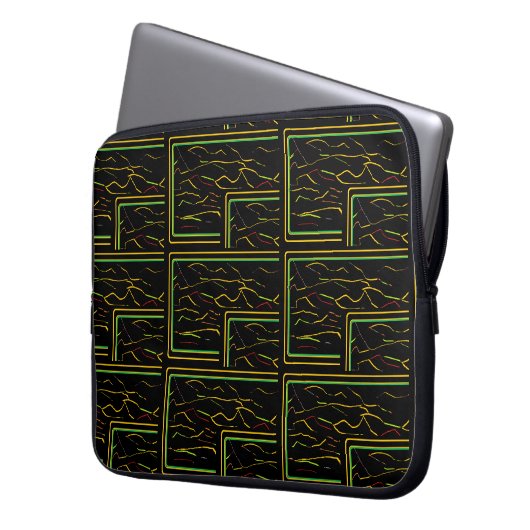 Neopren Laptop Sleeve MacBook Pro 35 cm (Vorderseite Links)