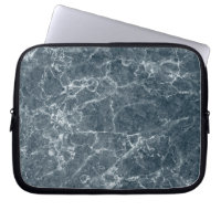 Neopren, schwarzer Marmor, 10 cm großer Laptop-Sie