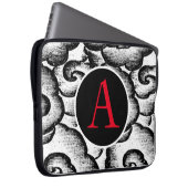 NEOPRENE SLEEVE JAPANESE CLOUD PATTERN DITET TEXT (Vorne Rechts)