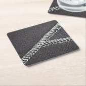 Neoprennaht Rechteckiger Pappuntersetzer (angewinkelt)