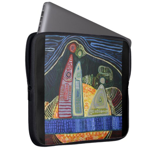 Neoprenschläfer für Familien 15" Laptopschutzhülle (Vorne Rechts)