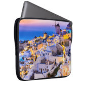 Neoprenschlauch 15 Zoll Oia Santorini Greec Laptopschutzhülle (Vorne Rechts)