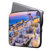Neoprenschlauch 15 Zoll Oia Santorini Greec Laptopschutzhülle (Vorderseite Links)