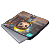 Neoprentasche für Laptops Laptopschutzhülle (Vorne Knopf)