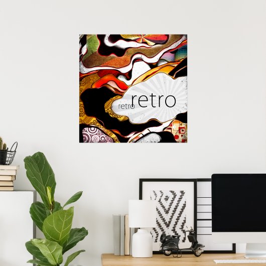 NeoRETRO Print Poster (Heimbüro)