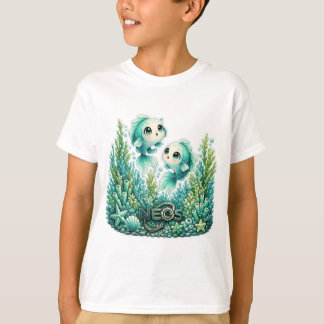 Neos Kawaii Sternzeichen Fische T-Shirt