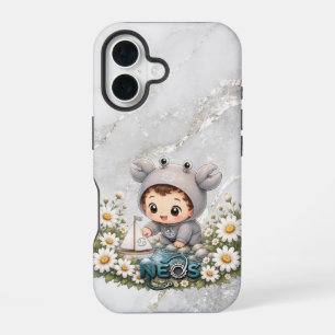 Neos Kawaii Sternzeichen Krebs iPhone 16 Hülle