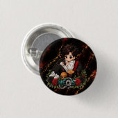 Neos Kawaii Sternzeichen Skorpion Button (Vorne & Hinten)