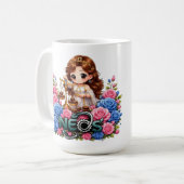 Neos Kawaii Sternzeichen Waage Kaffeetasse (Vorderseite Links)