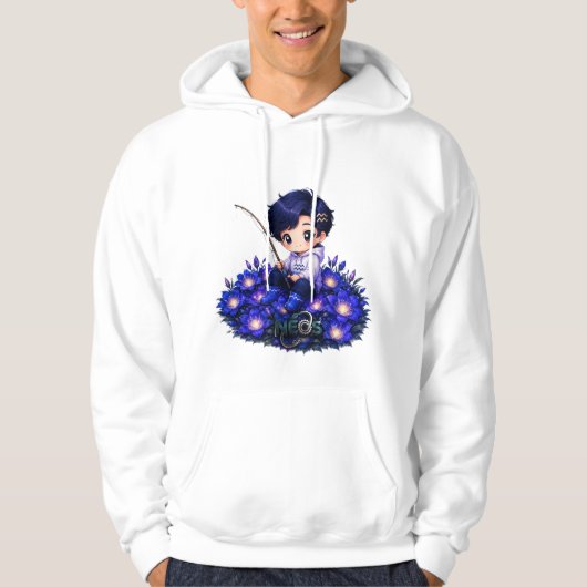 Neos Kawaii Sternzeichen Wassermann Hoodie (Vorderseite)