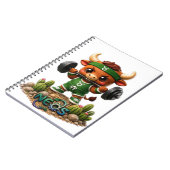 Neos Zodiac Kawaii Stier Notizblock (Linke Seite)