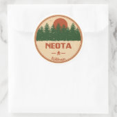 Neota Wilderness Colorado Runder Aufkleber (Tasche)