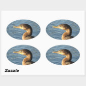 Neotropic Kormoran Ovaler Aufkleber (Blatt)