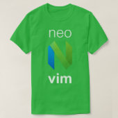 neovim neovim text editor vim fork 1 T-Shirt (Design vorne)