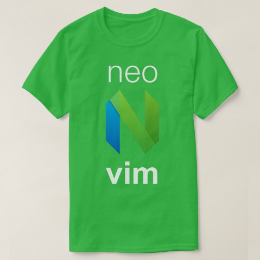 neovim neovim text editor vim fork 1 T-Shirt (Design vorne)