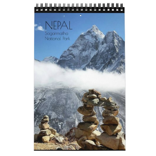 Nepal 2026 Kalender, Sagarmatha / Everest Trek Kalender (Titelbild)