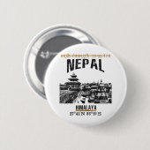Nepal Button (Vorne & Hinten)