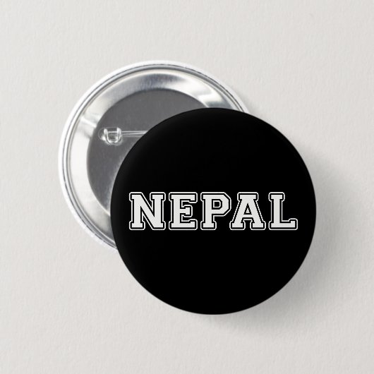 Nepal Button (Vorne & Hinten)