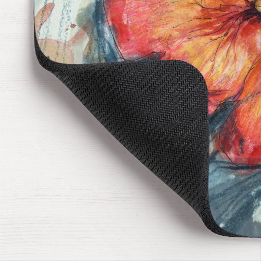 Nepal Cinquefoil Blume Mousepad (Ecke)