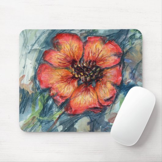 Nepal Cinquefoil Blume Mousepad (Mit Mouse)