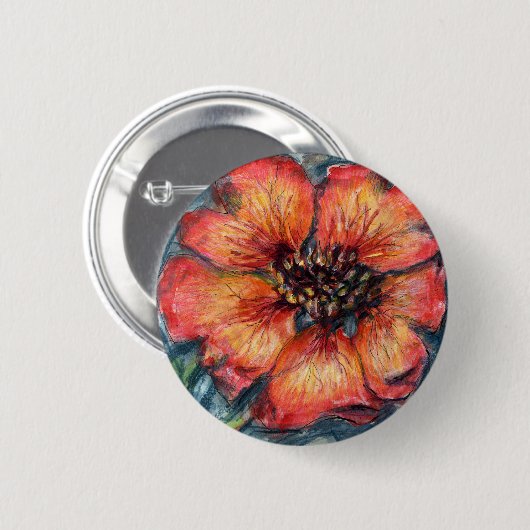 Nepal CinquefolioBlume Button (Vorne & Hinten)