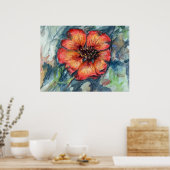 Nepal CinquefolioBlume Poster (Küche)