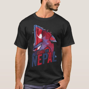 Nepal Cricket Trikot Nepali Flagge Unterstützer Cr T-Shirt