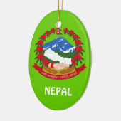 NEPAL* Custom Christmas Ornament (Links)