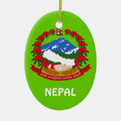 NEPAL* Custom Christmas Ornament (Vorne)