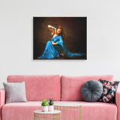 Nepal Dancer Leinwanddruck (Insitu (Wohnzimmer))