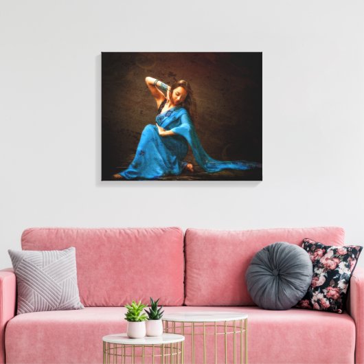 Nepal Dancer Leinwanddruck (Insitu (Wohnzimmer))