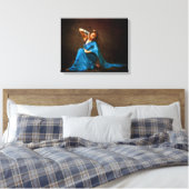 Nepal Dancer Leinwanddruck (Insitu (Schlafzimmer))