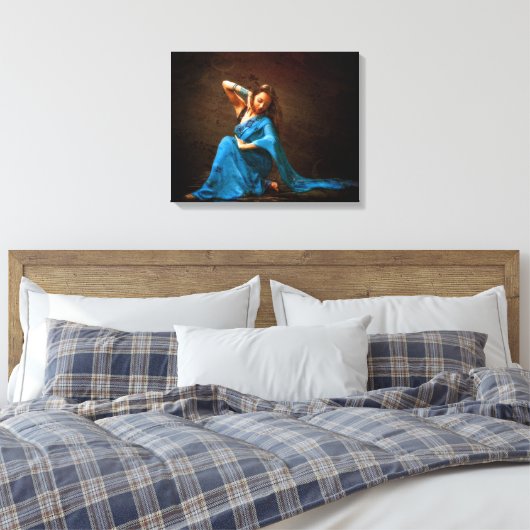 Nepal Dancer Leinwanddruck (Insitu (Schlafzimmer))