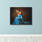 Nepal Dancer Leinwanddruck (Insitu (Holzboden))