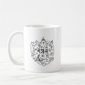 Nepal-Doodle Kaffeetasse (Links)