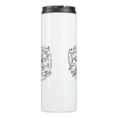 Nepal-Doodle Thermosbecher (Rückseite)