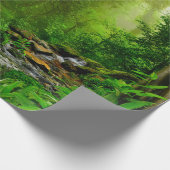 Nepal-Dschungel mit Flussdschungel, Wald, Boden, F Geschenkpapier (Ecke)