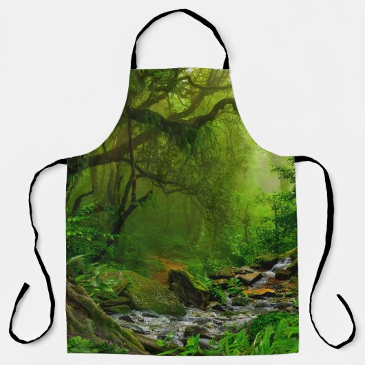 Nepal-Dschungel mit Flussdschungel, Wald, Boden, F Schürze (Vorderseite)