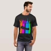 Nepal farbenfrohe Blasen T-Shirt (Vorne ganz)