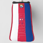 Nepal Flag Gorgeous Patriotic Golf Headcover (Rotieren 90)