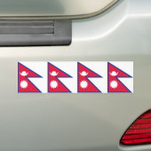 Nepal-Flagge Autoaufkleber (Auf Auto)