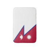Nepal Flagge Badematte (Vorderseite Vertikal)