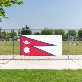 Nepal-Flagge Banner (Insitu)