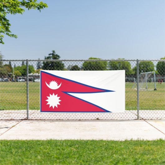 Nepal-Flagge Banner (Insitu)