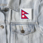 Nepal-Flagge Button (Beispiel)