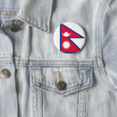 Nepal-Flagge Button (Beispiel)