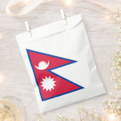 Nepal-Flagge Geschenktütchen (Ausgeschnitten)
