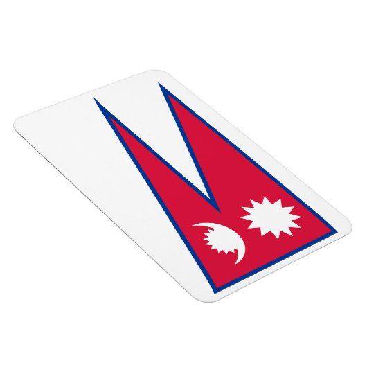 Nepal-Flagge Magnet (Rechte Seite)