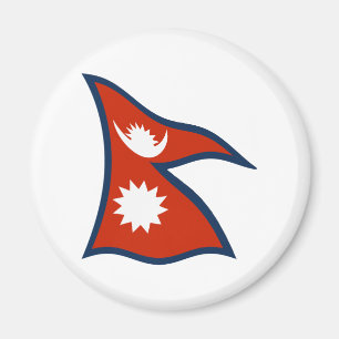 Nepal-Flagge-Magnet Magnet