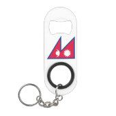 Nepal-Flagge Mini Flaschenöffner (Vorderseite)